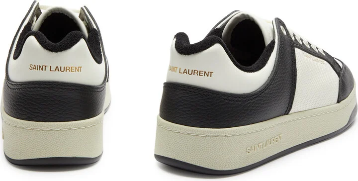 Saint Laurent SL/61 Panelled Leather Sneakers - Image 3