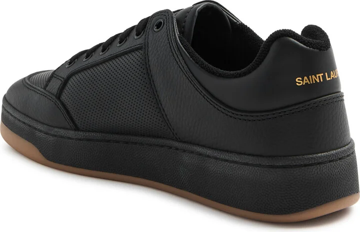 Saint Laurent SL/61 Panelled Leather Sneakers - Image 2