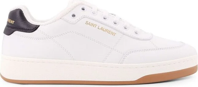 Saint Laurent SL/61 Round Toe Lace-Up Sneakers
