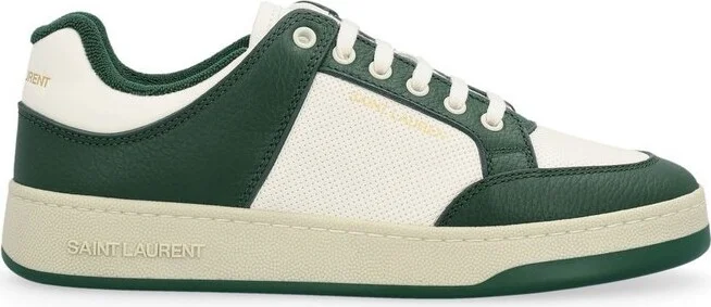 Saint Laurent SL/61 Round Toe Low-Top Sneakers