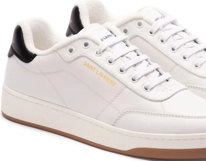 Saint Laurent Sl/61 Smooth Leather Sneakers Shoes - Image 2