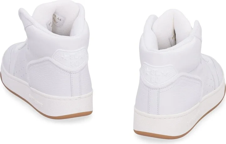 Saint Laurent Sl/80 Mid-Top Sneakers - Image 4