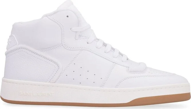 Saint Laurent SL/80 Mid-Top Sneakers