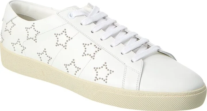 Saint Laurent Sl06 Star Leather Sneaker