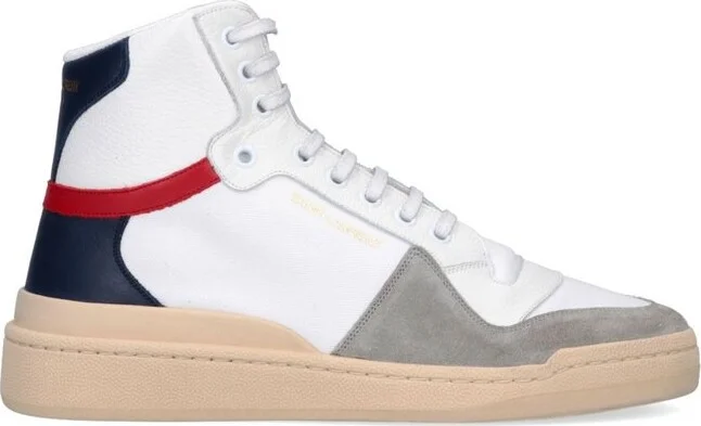 Saint Laurent SL24 Mid-Top Sneakers