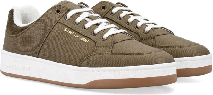 Saint Laurent Sl61 Gabardine Sneakers - Image 2
