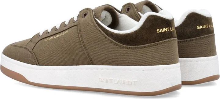 Saint Laurent Sl61 Gabardine Sneakers - Image 4