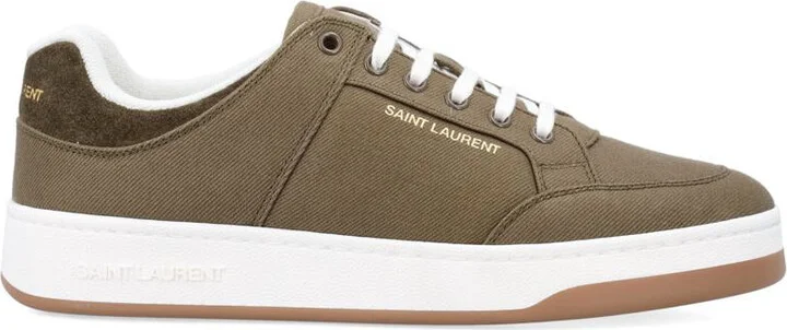 Saint Laurent Sl61 Gabardine Sneakers