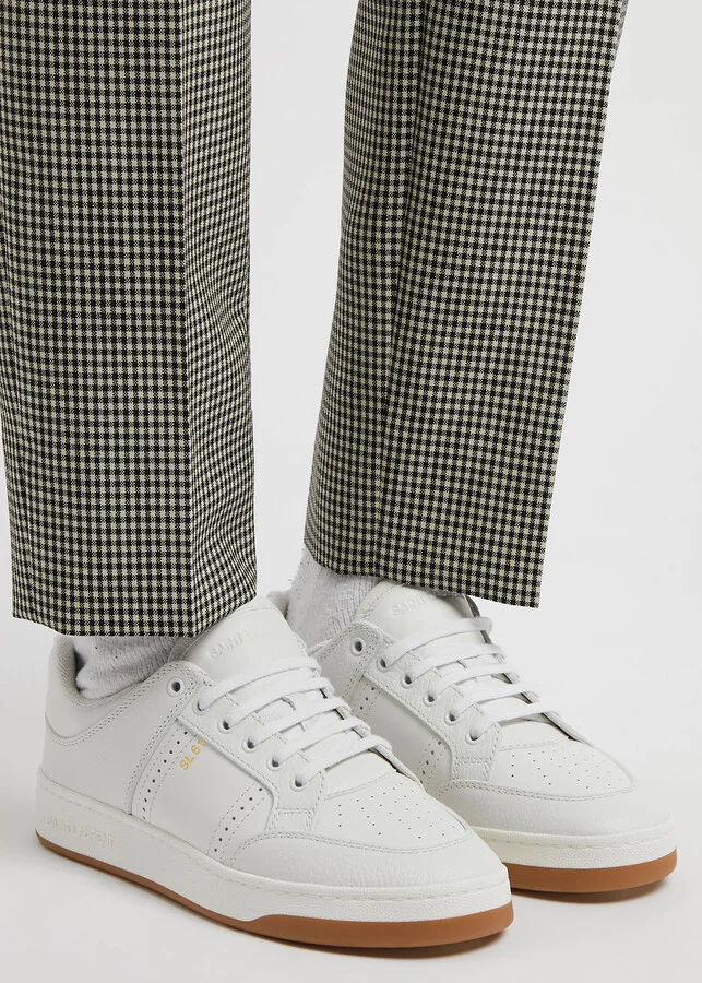 Saint Laurent SL61 Leather Sneakers - Image 5