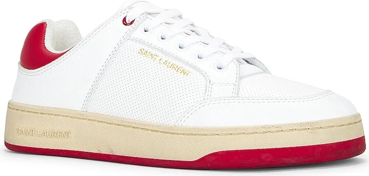 Saint Laurent SL61 Low Top Sneaker in White - Image 2