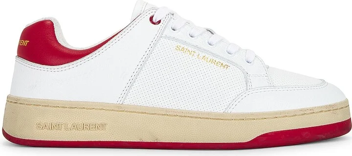 Saint Laurent SL61 Low Top Sneaker in White