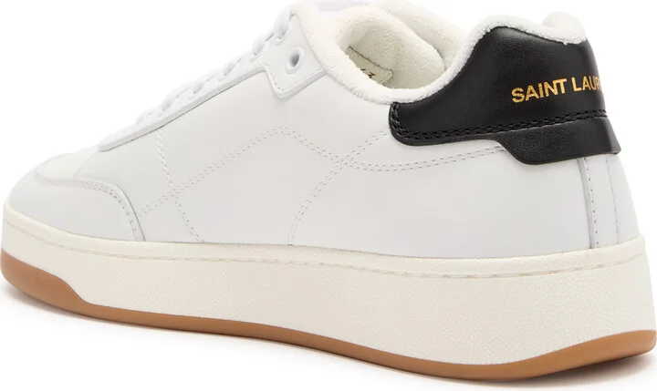 Saint Laurent SL61 Panelled Leather Sneakers - Image 2