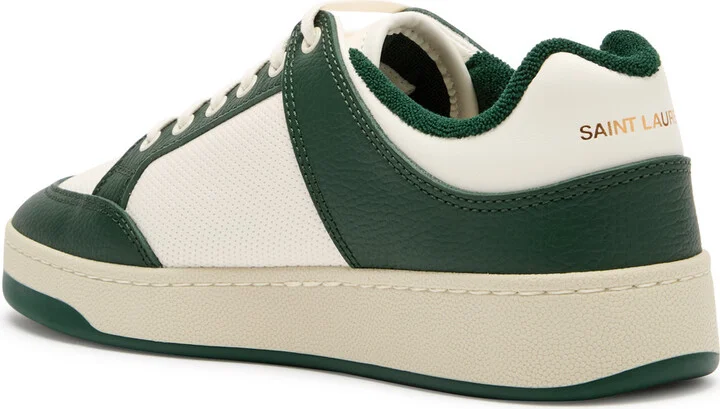 Saint Laurent SL61 Panelled Leather Sneakers - Image 2