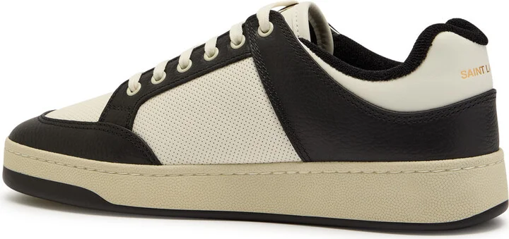 Saint Laurent SL61 Panelled Leather Sneakers - Image 2