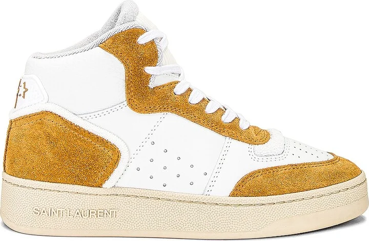 Saint Laurent SL80 Sneaker in Mustard