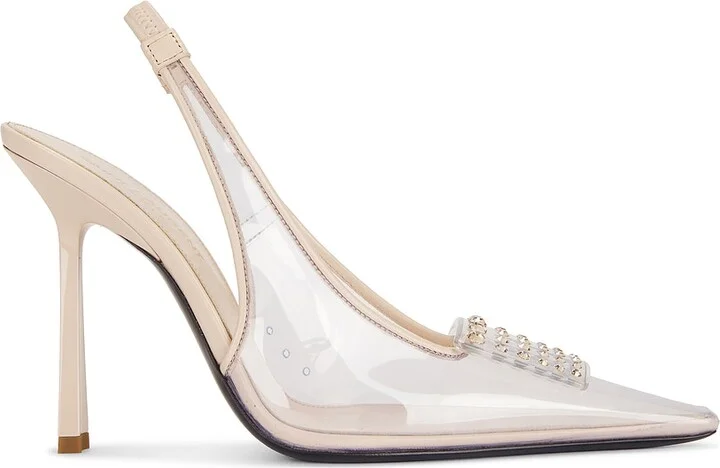 Saint Laurent Stone Slingback Pump in Pink