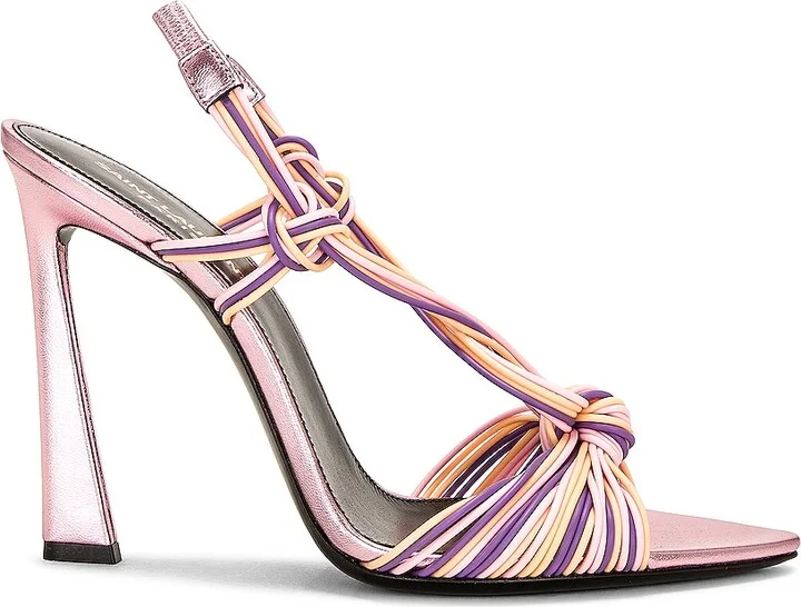 Saint Laurent Strappy Sandal in Pink