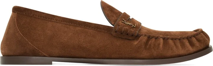 Saint Laurent Suede Laurent Loafers - Image 2