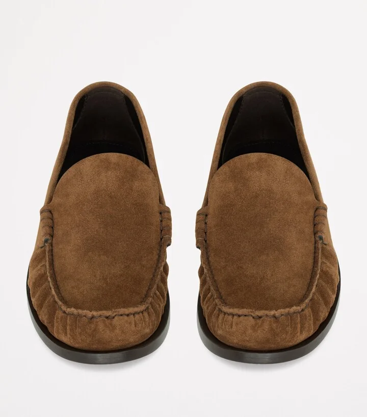 Saint Laurent Suede Laurent Loafers - Image 2