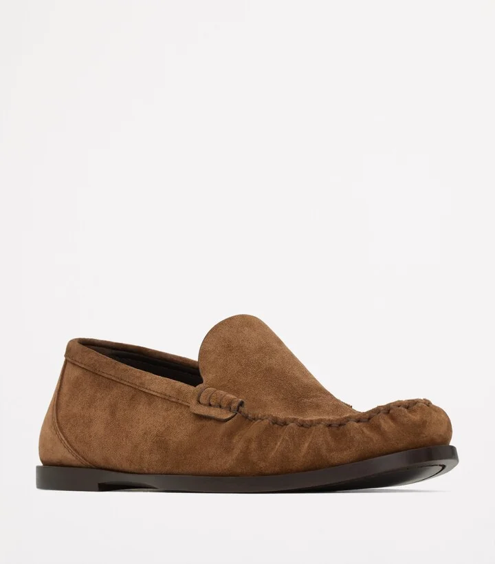 Saint Laurent Suede Laurent Loafers - Image 3