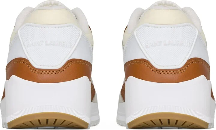 Saint Laurent Suede-Trim Bump Sneakers - Image 2
