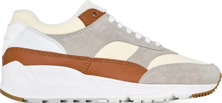 Saint Laurent Suede-Trim Bump Sneakers