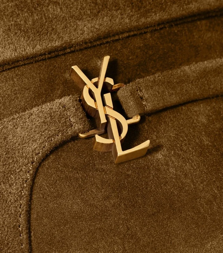 Saint Laurent Suede Vicky Ankle Boots 90 - Image 4