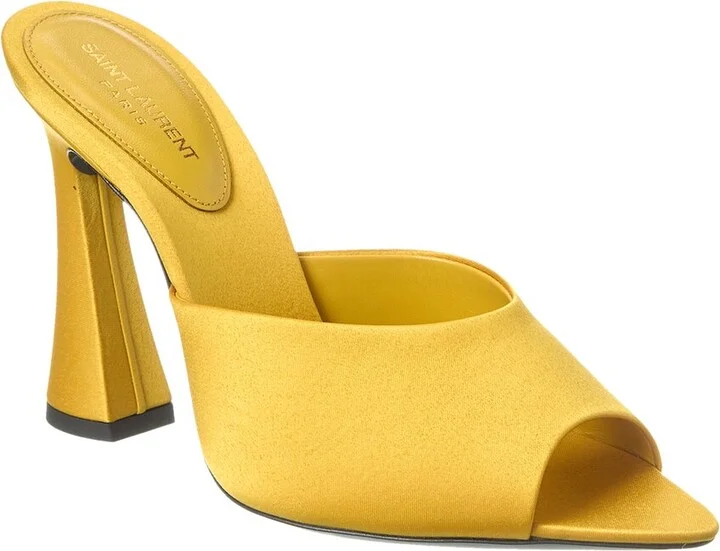 Saint Laurent Suite 105 Satin Mule