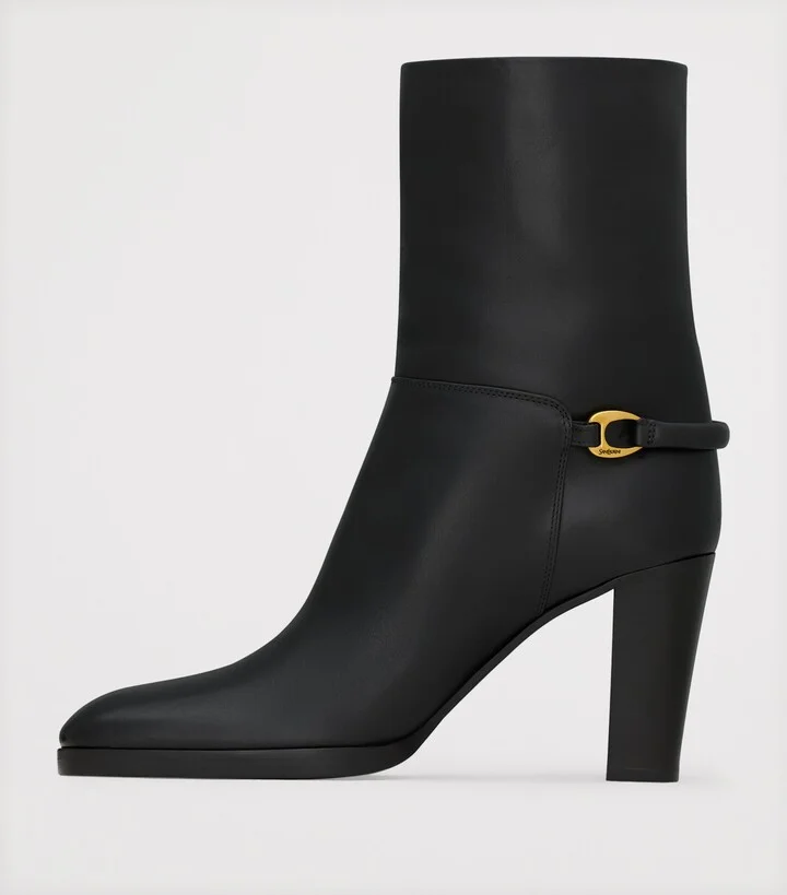 Saint Laurent Sulpice Ankle Boots 80 - Image 3