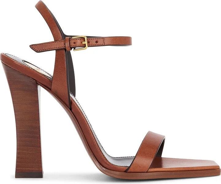 Saint Laurent Susan Sandal in Brown