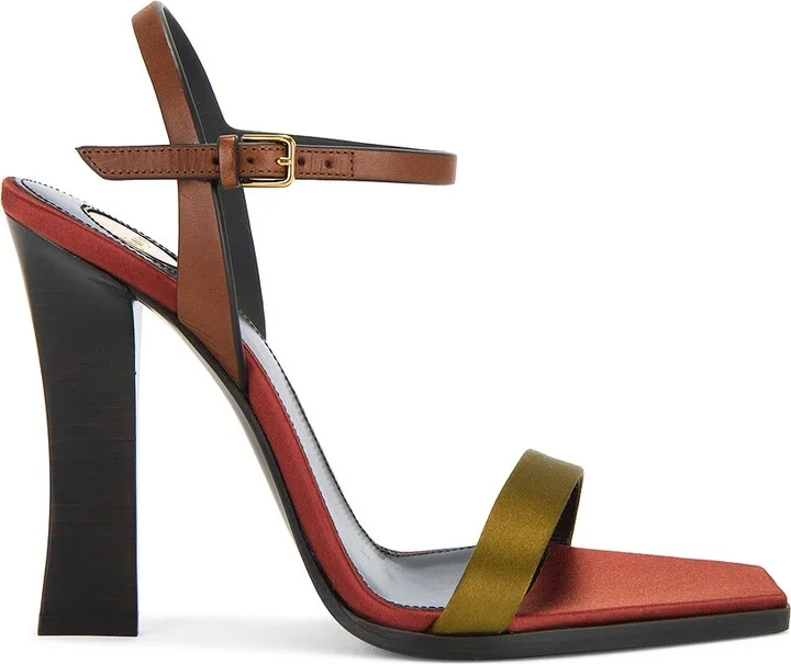 Saint Laurent Susan Sandal in Brown