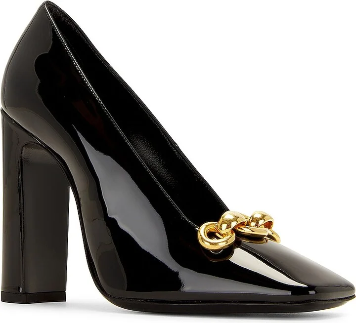 Saint Laurent Swing 110 Heels in Black - Image 2