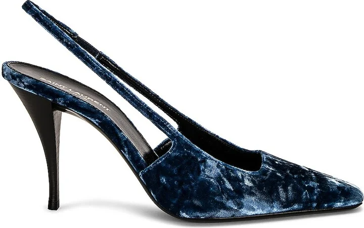 Saint Laurent Tom 90 Dream Heels in Slate