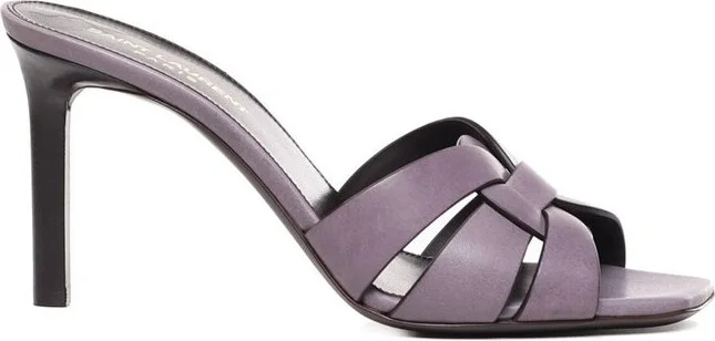 Saint Laurent Tribute Heeled Mules