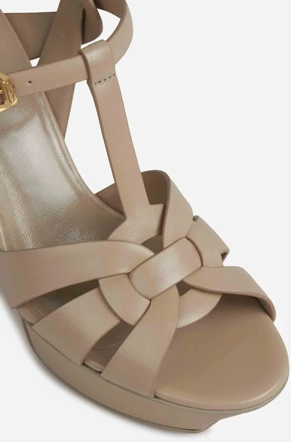 Saint Laurent Tribute Heeled Sandals - Image 5