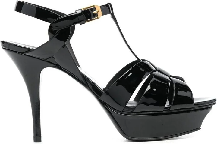 Saint Laurent Tribute Leather Sandals