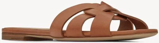 Saint Laurent "Tribute" Mules Flat - Image 2