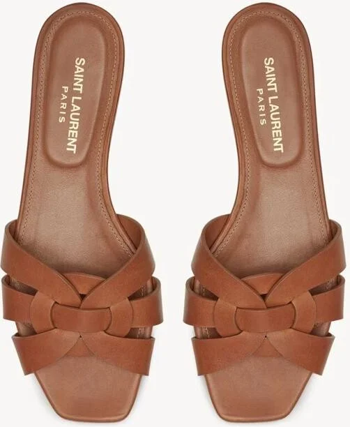 Saint Laurent "Tribute" Mules Flat - Image 3