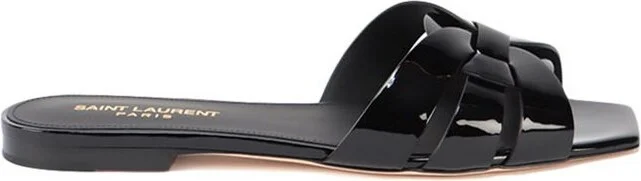 Saint Laurent Tribute Open Toe Mules
