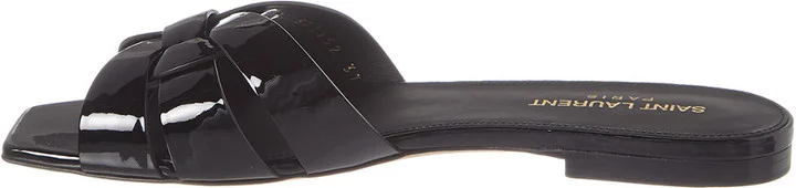 Saint Laurent Tribute Patent Sandal - Image 2