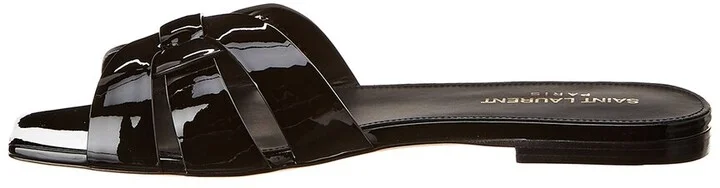 Saint Laurent Tribute Patent Sandal - Image 2