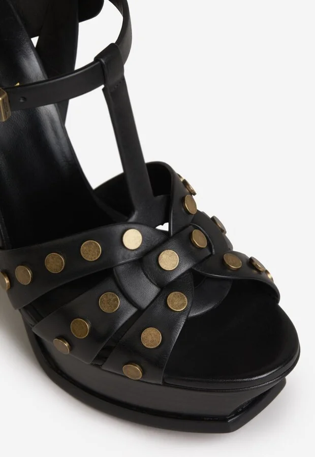 Saint Laurent Tribute Platform Sandals - Image 4