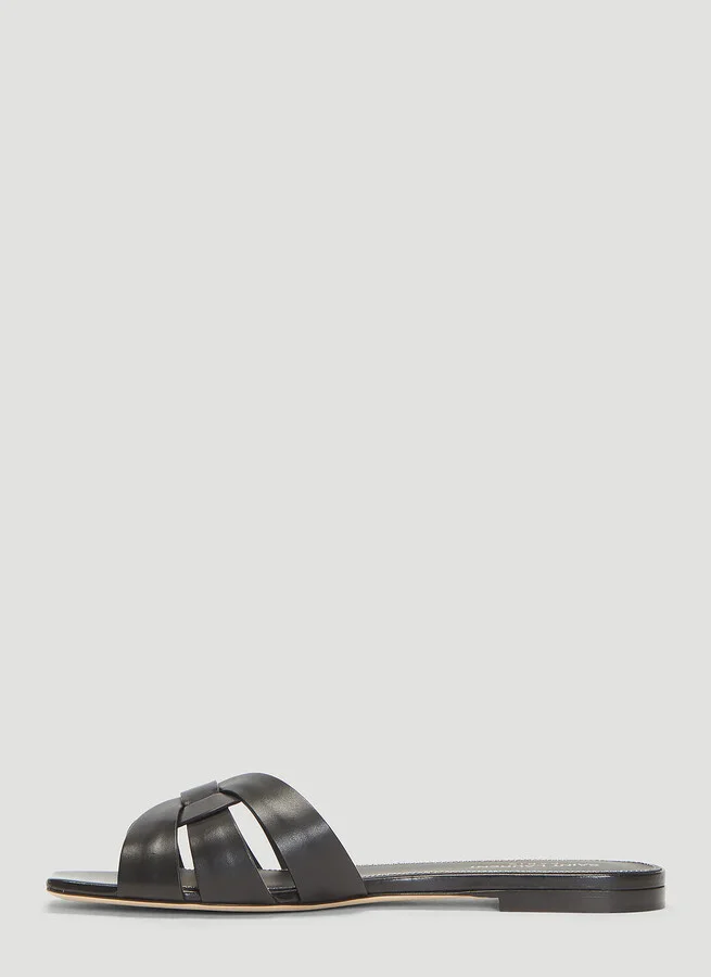 Saint Laurent Tribute Sandals - Woman Sandals Black Eu - 36 - Image 3