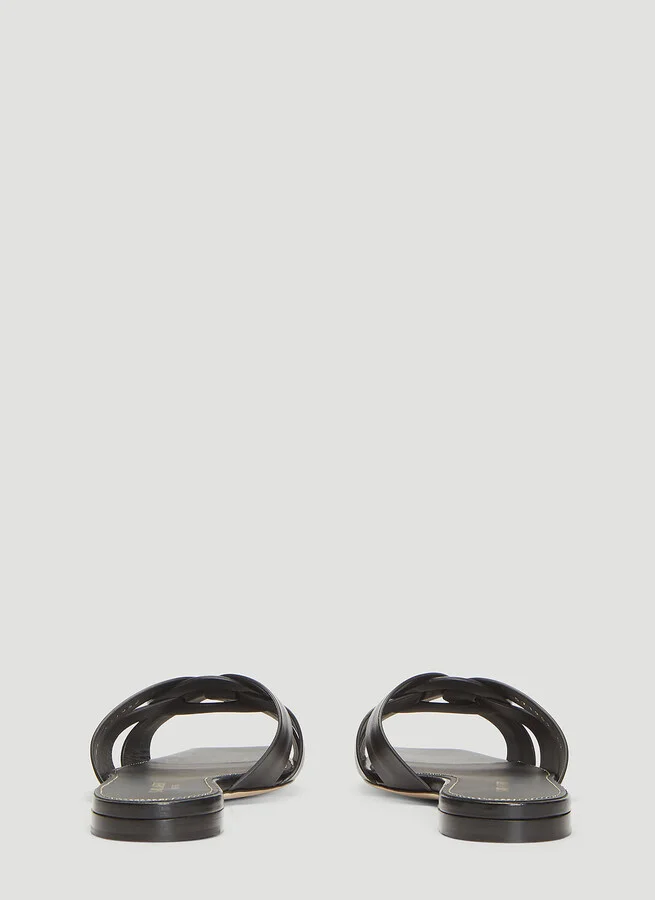 Saint Laurent Tribute Sandals - Woman Sandals Black Eu - 36 - Image 4
