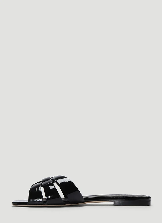 Saint Laurent Tribute Slides - Woman Slides Black Eu - 40 - Image 3