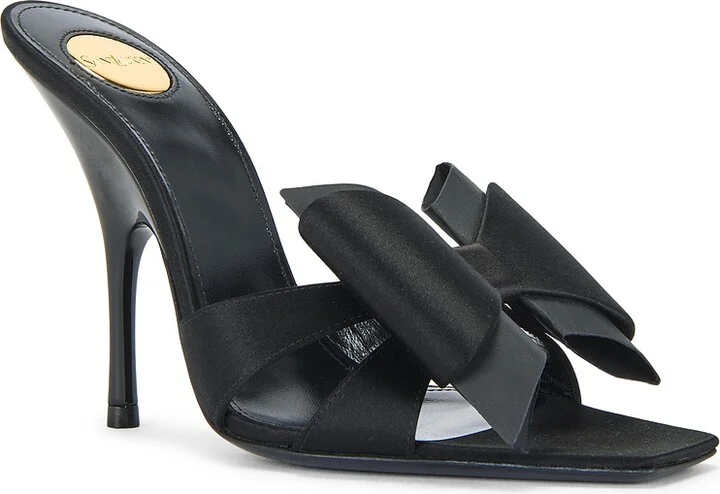 Saint Laurent Tuxedo Sandal in Black - Image 2