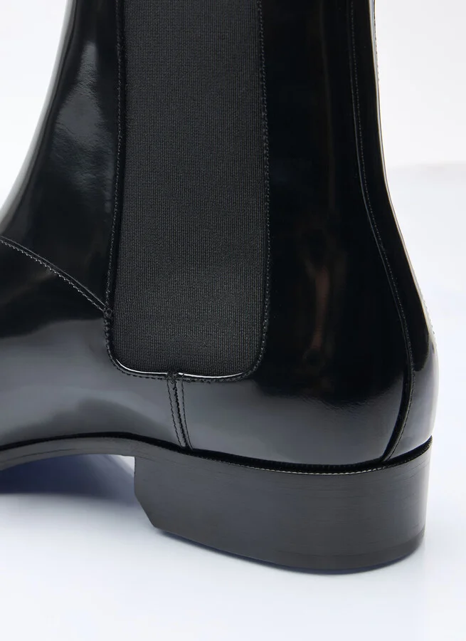 Saint Laurent Vadim Chelsea Boots - Man Boots Black Eu - 45 - Image 6