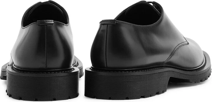 Saint Laurent Vaughn Leather Derby Shoes - Image 3