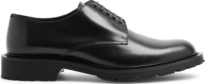 Saint Laurent Vaughn Leather Derby Shoes