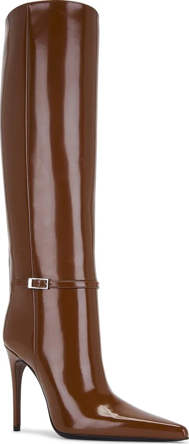 Saint Laurent Vendome Boot in Brown - Image 2